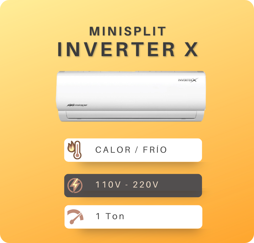 Minisplit 1 Tonelada Inverter X - Aires Penguin San Luis Potosí